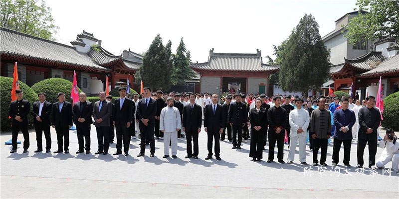 太极圣火采集仪式在温县陈家沟举行---陈照森大师点燃圣火