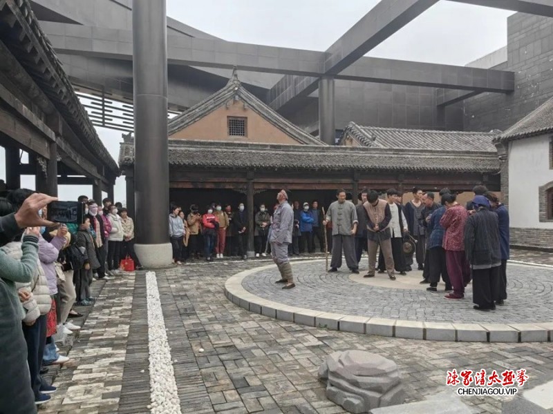 杭州太极拳爱好者组团到访陈家沟寻根游学
