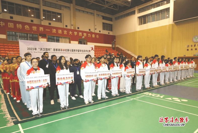 北京成功举办“洪卫国杯”首都高等学校第七届来华留学生武术比赛