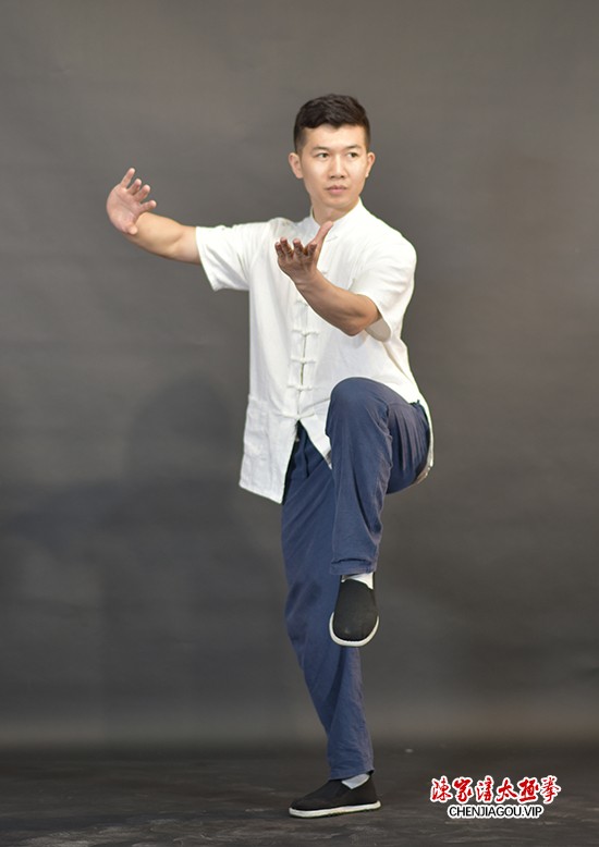 太极拳师蒋勇锋的拳艺风采