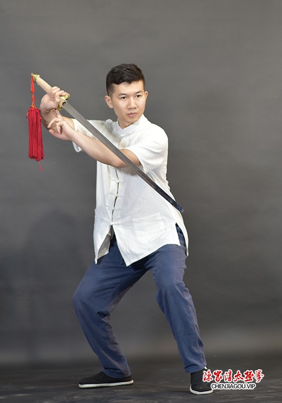 太极拳师蒋勇锋的拳艺风采