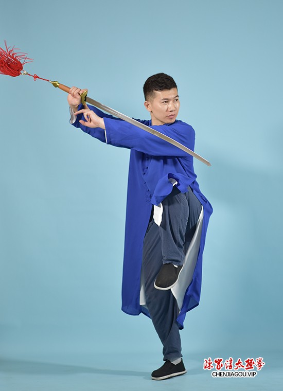 太极拳师蒋勇锋的拳艺风采