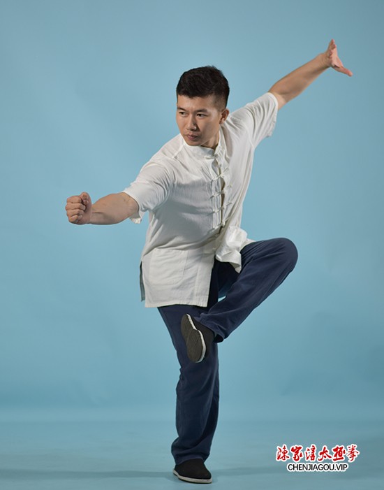 太极拳师蒋勇锋的拳艺风采