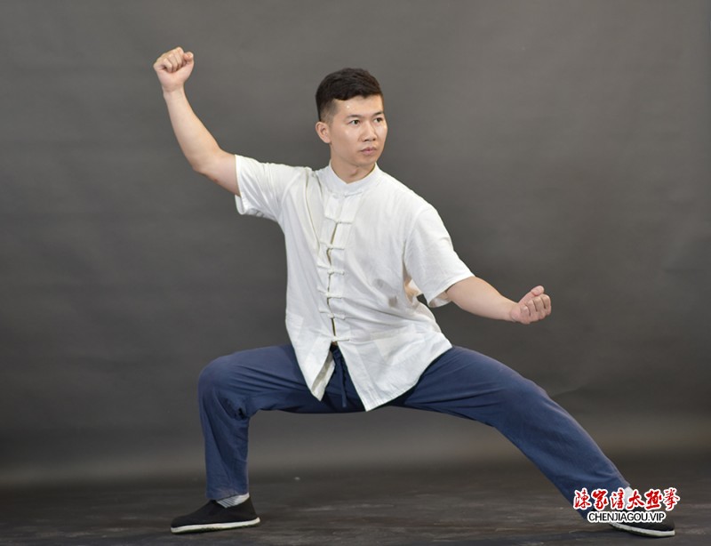 太极拳师蒋勇锋的拳艺风采